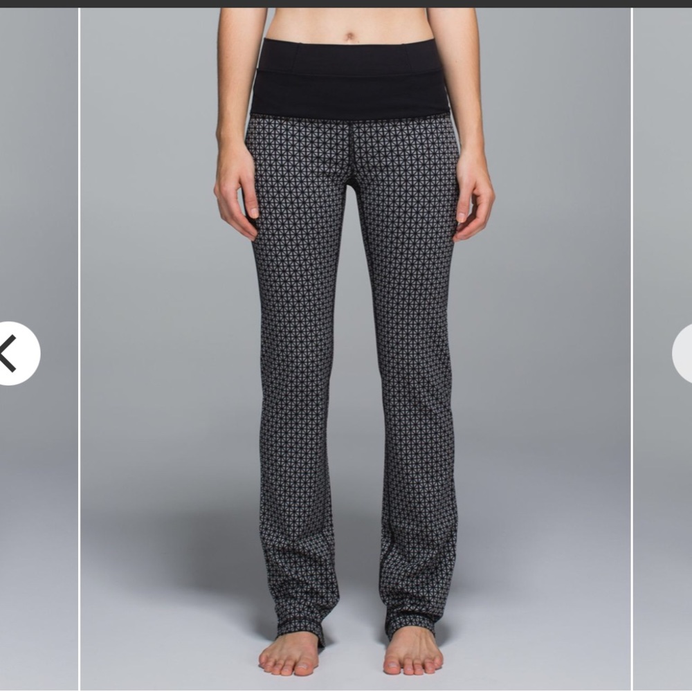 Lululemon Straight-Up Pant Full-On Luon Size 4
